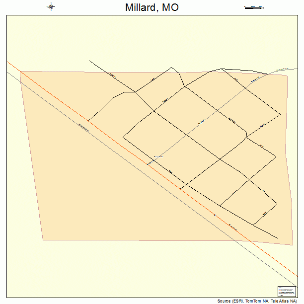 Millard, MO street map