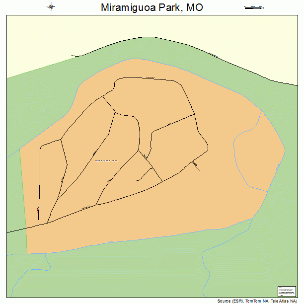 Miramiguoa Park, MO street map