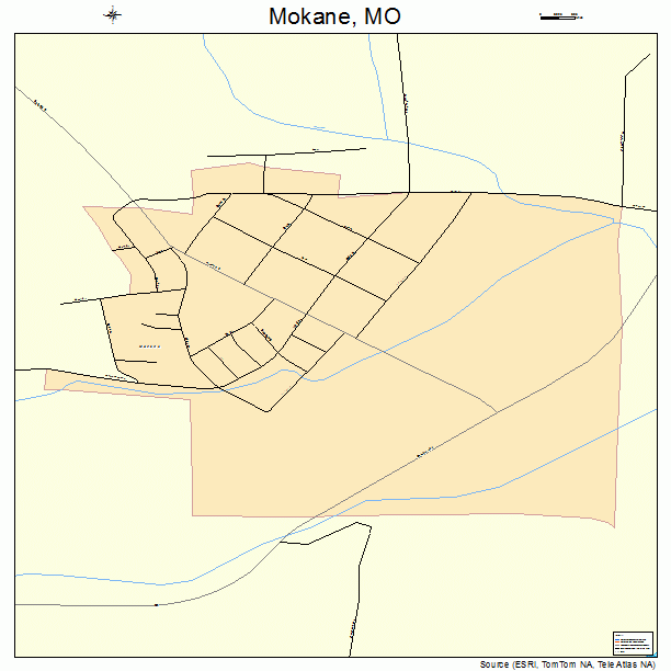 Mokane, MO street map