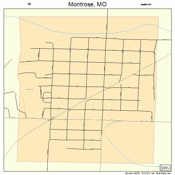 Montrose, MO street map