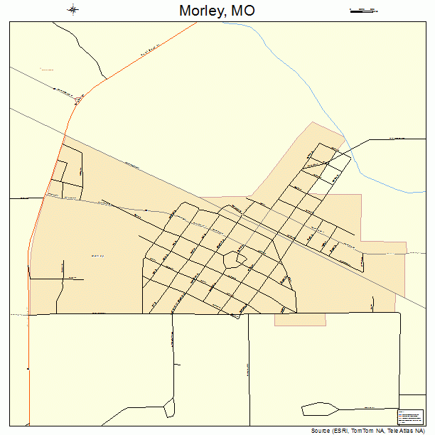 Morley, MO street map