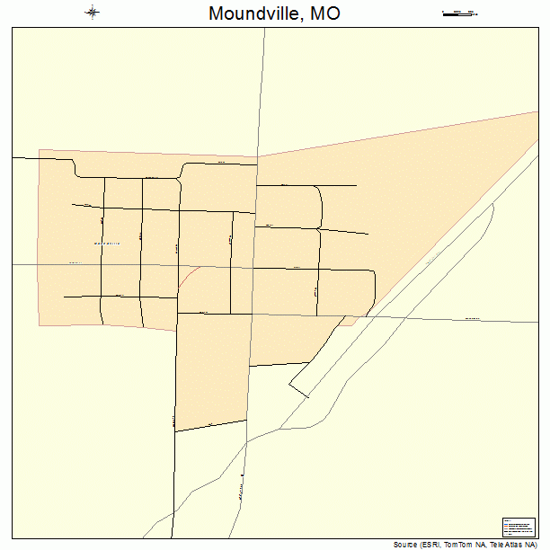 Moundville, MO street map