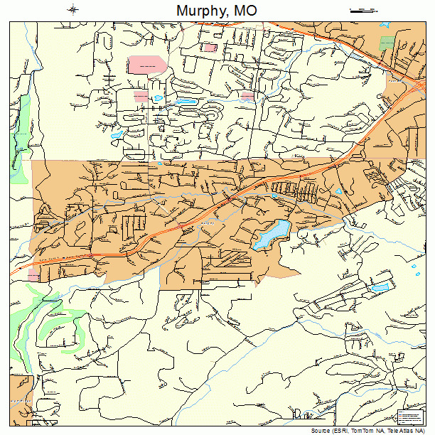 Murphy, MO street map