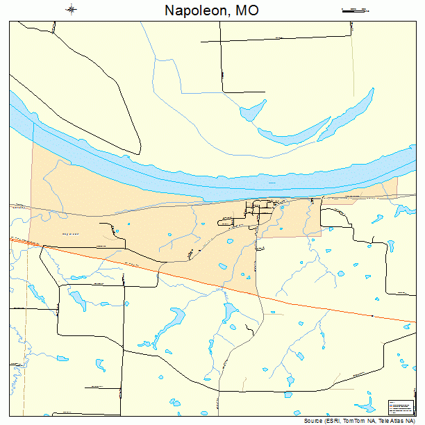 Napoleon, MO street map
