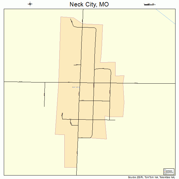 Neck City, MO street map