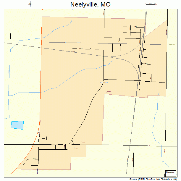 Neelyville, MO street map