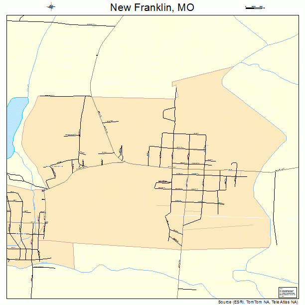 New Franklin, MO street map