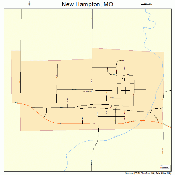 New Hampton, MO street map