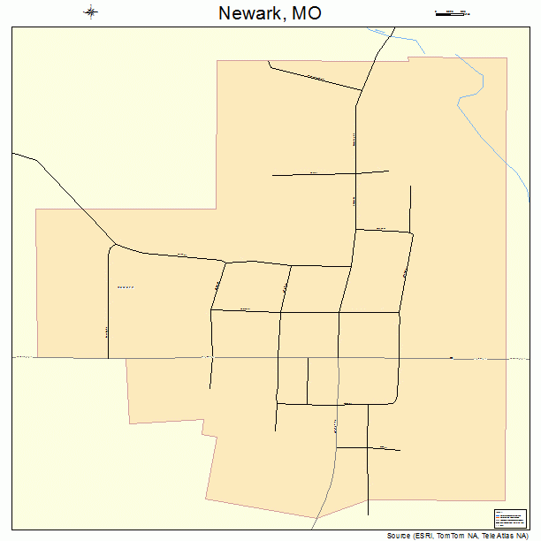 Newark, MO street map