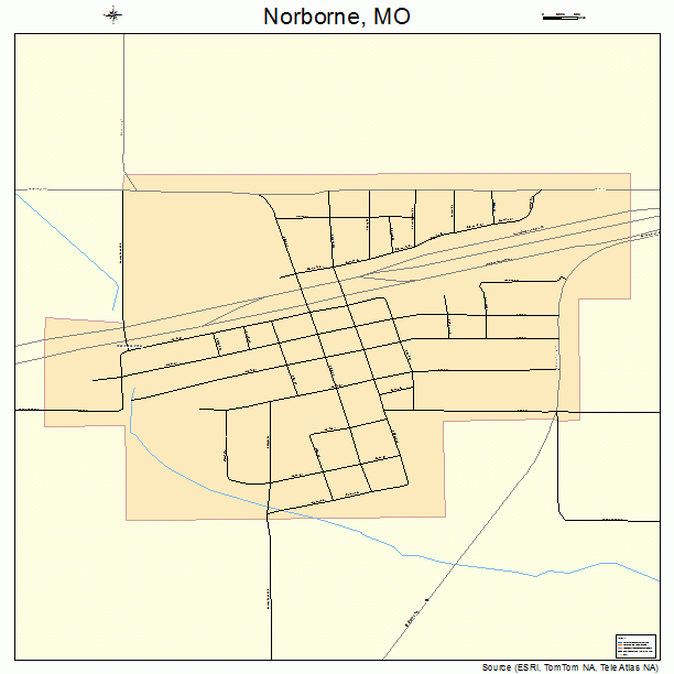 Norborne, MO street map
