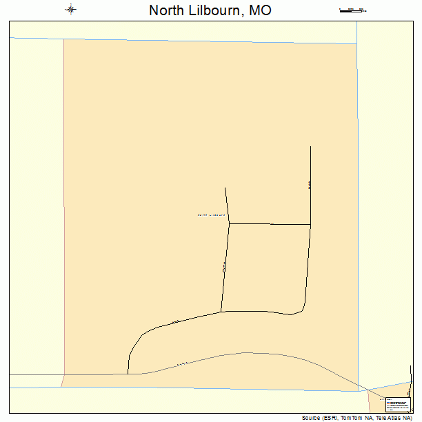 North Lilbourn, MO street map