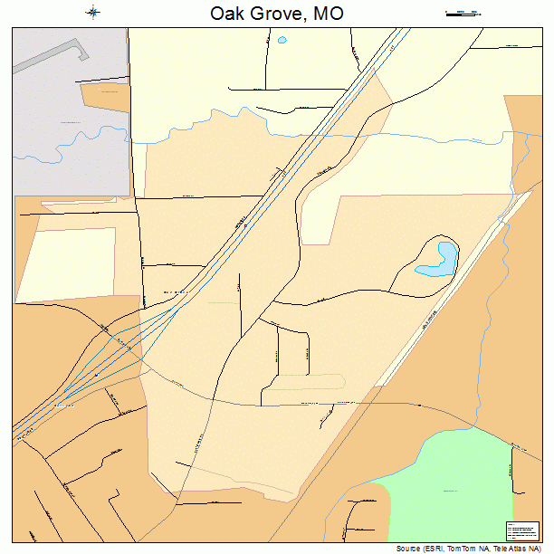 Oak Grove, MO street map