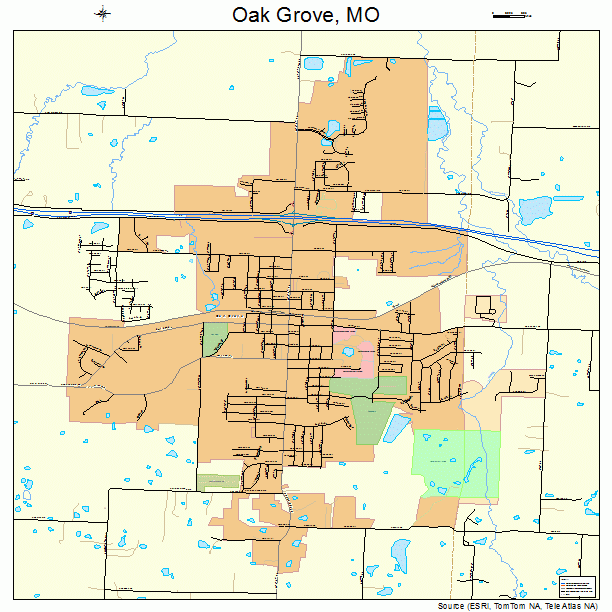 Oak Grove, MO street map