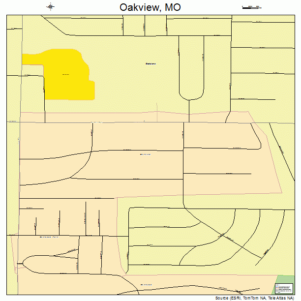 Oakview, MO street map