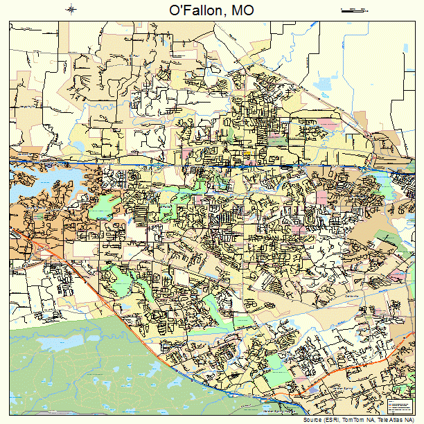 O'Fallon, MO street map