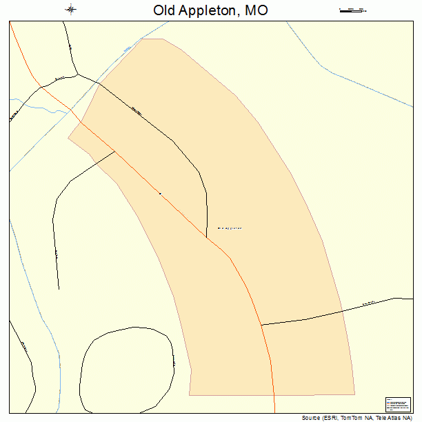 Old Appleton, MO street map