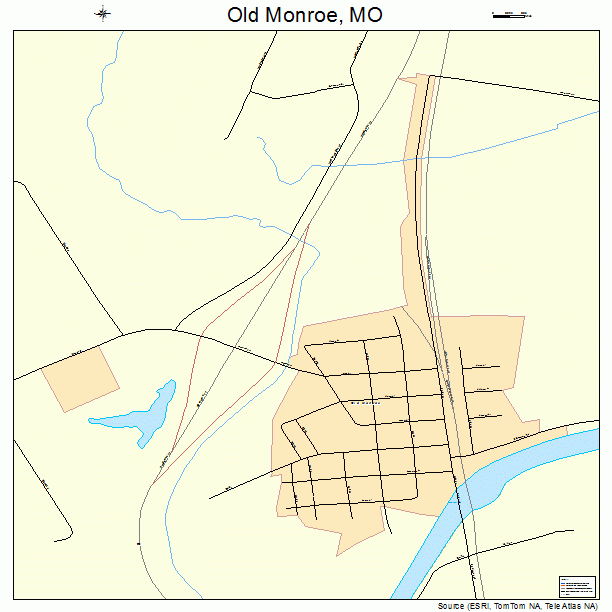 Old Monroe, MO street map