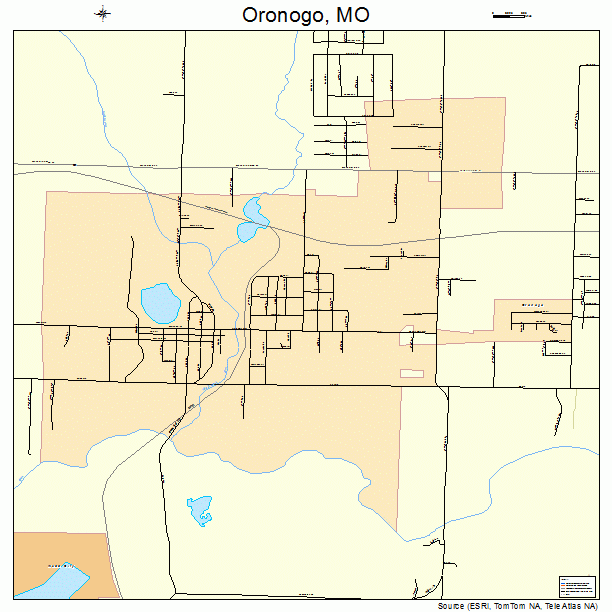 Oronogo, MO street map