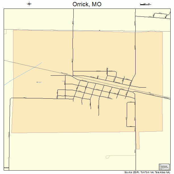 Orrick, MO street map