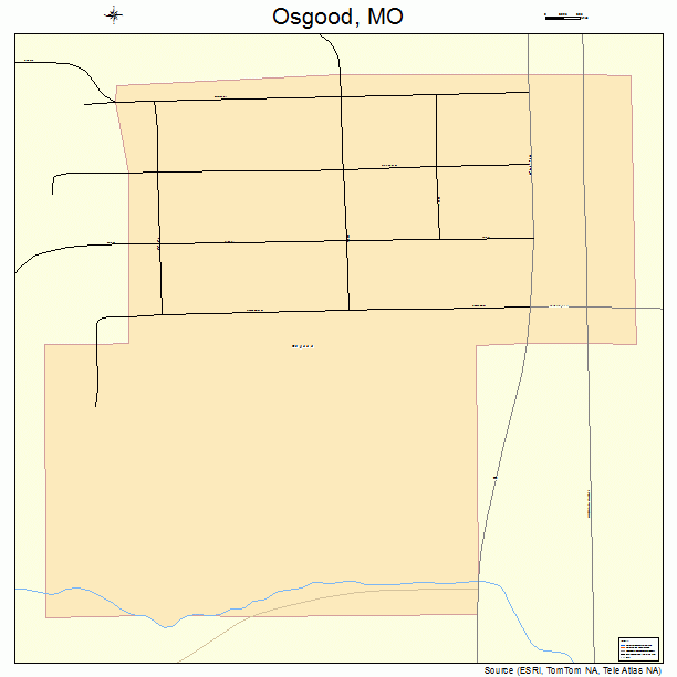 Osgood, MO street map