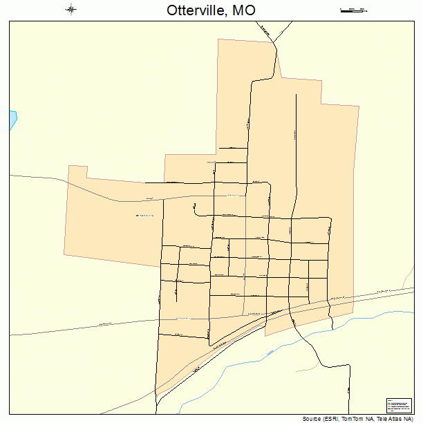 Otterville, MO street map