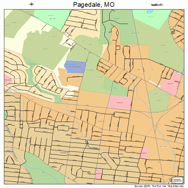 Pagedale, MO street map