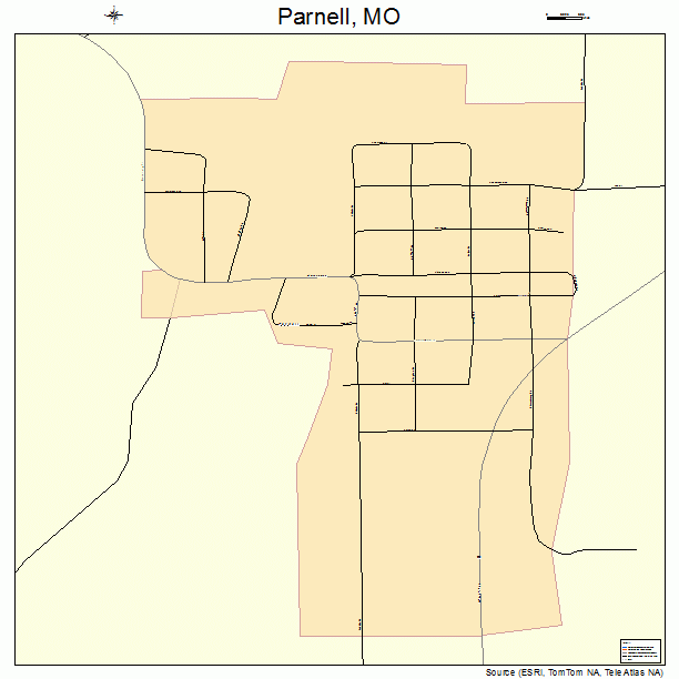 Parnell, MO street map