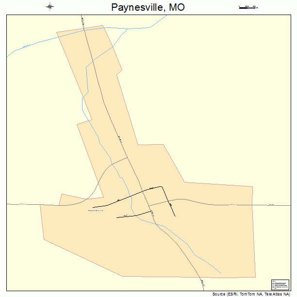 Paynesville, MO street map