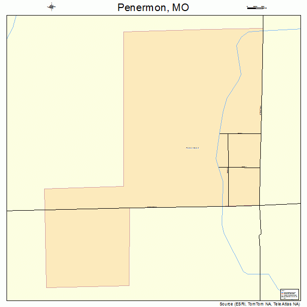 Penermon, MO street map