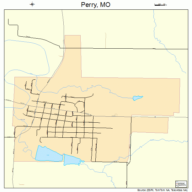 Perry, MO street map
