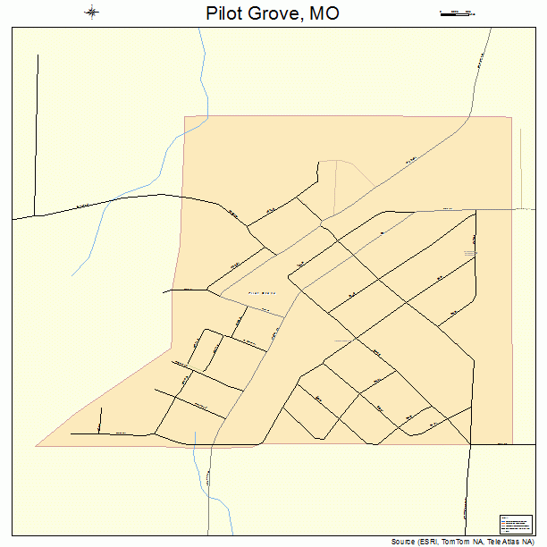 Pilot Grove, MO street map