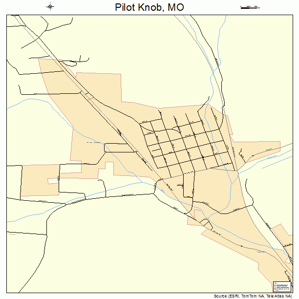 Pilot Knob, MO street map