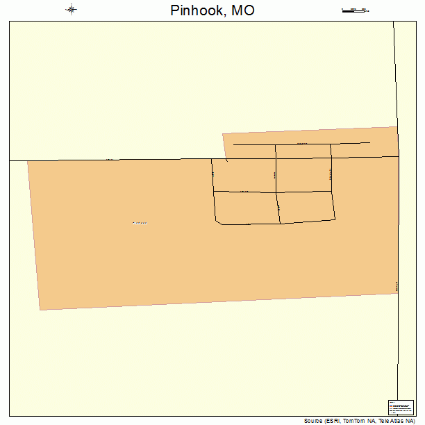 Pinhook, MO street map