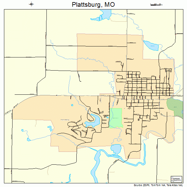 Plattsburg, MO street map