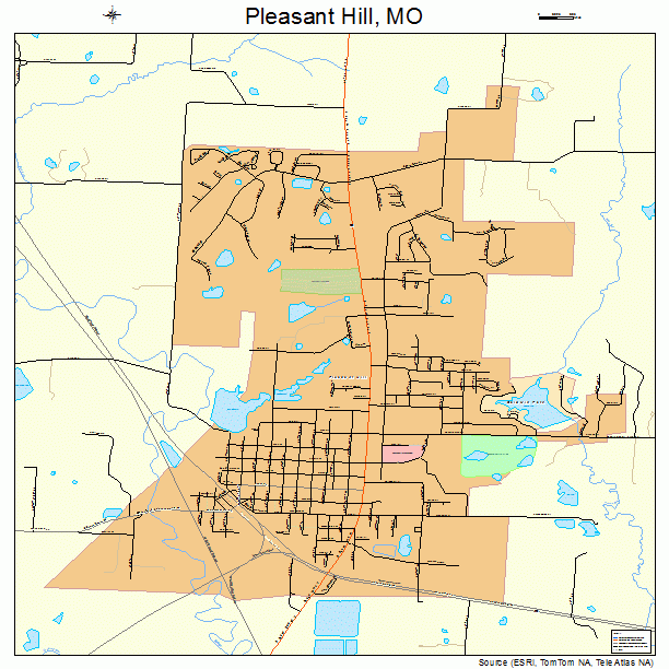 Pleasant Hill, MO street map