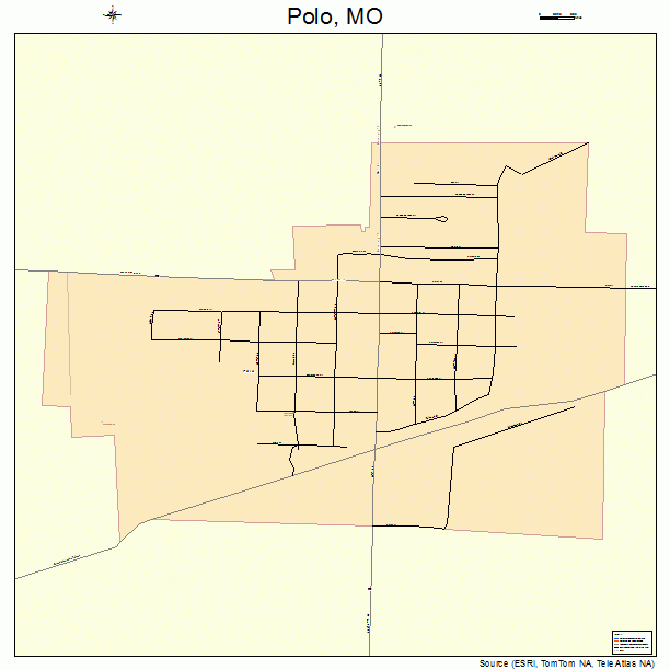 Polo, MO street map