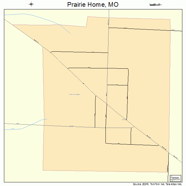Prairie Home, MO street map
