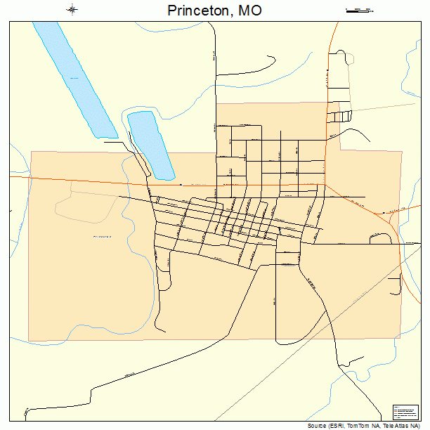Princeton, MO street map