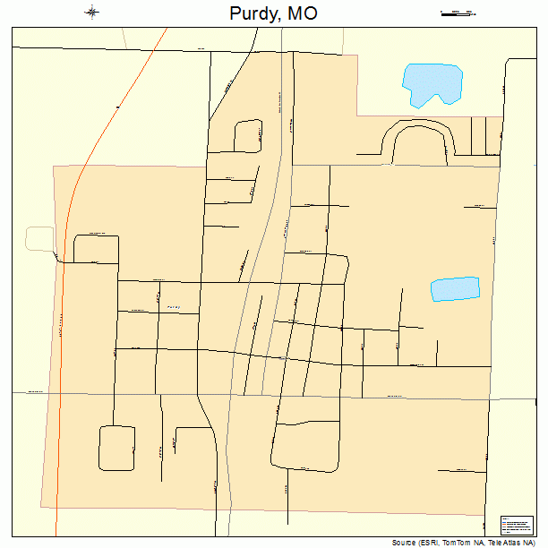 Purdy, MO street map