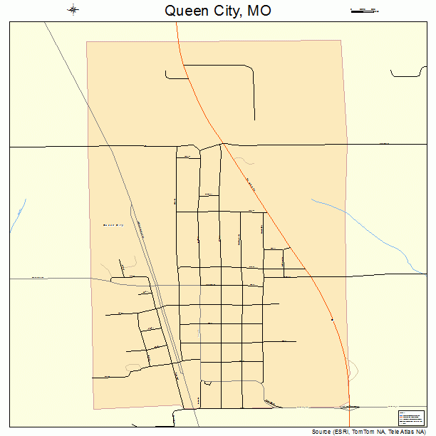 Queen City, MO street map