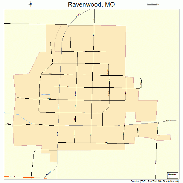 Ravenwood, MO street map