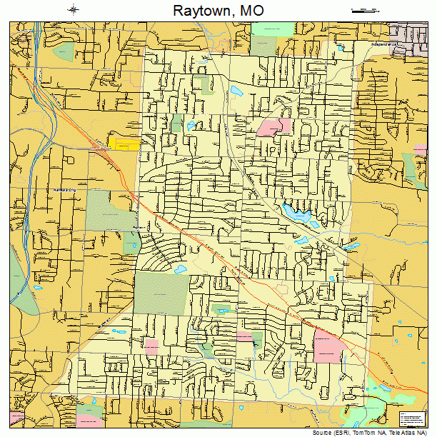 Raytown, MO street map