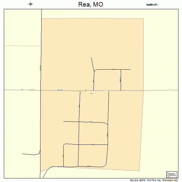 Rea, MO street map