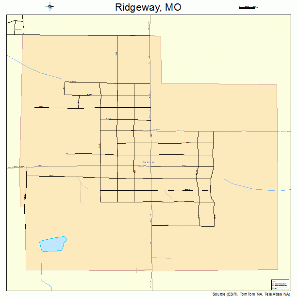 Ridgeway, MO street map