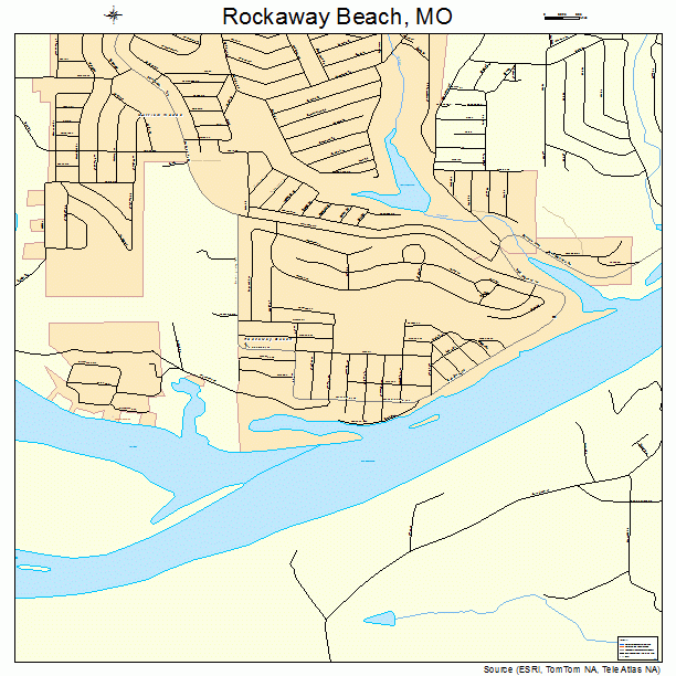 Rockaway Beach, MO street map