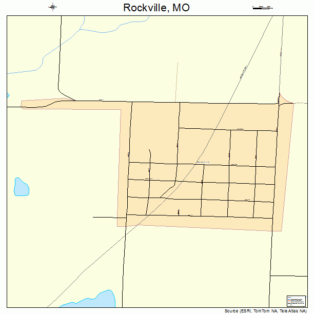 Rockville, MO street map