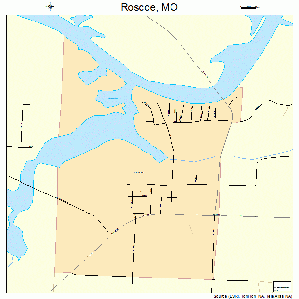 Roscoe, MO street map