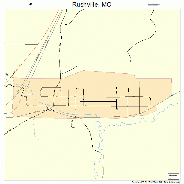 Rushville, MO street map