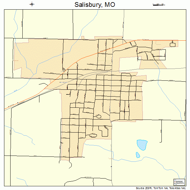 Salisbury, MO street map