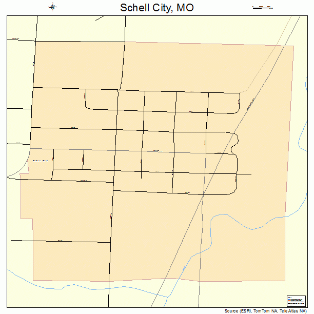 Schell City, MO street map